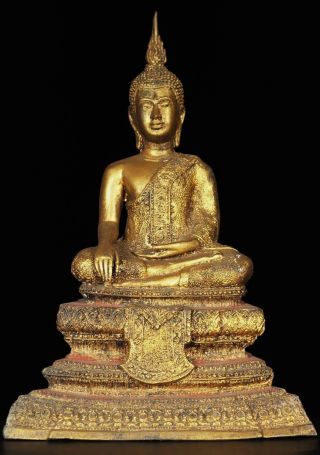 Siam Rattanakosin Buddha Statue photo