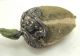 Antique Victorian Acorn Sterling Silver Pin Cushion Velvet Ribbon Sewing Emery Pin Cushions photo 1