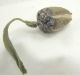 Antique Victorian Acorn Sterling Silver Pin Cushion Velvet Ribbon Sewing Emery Pin Cushions photo 2