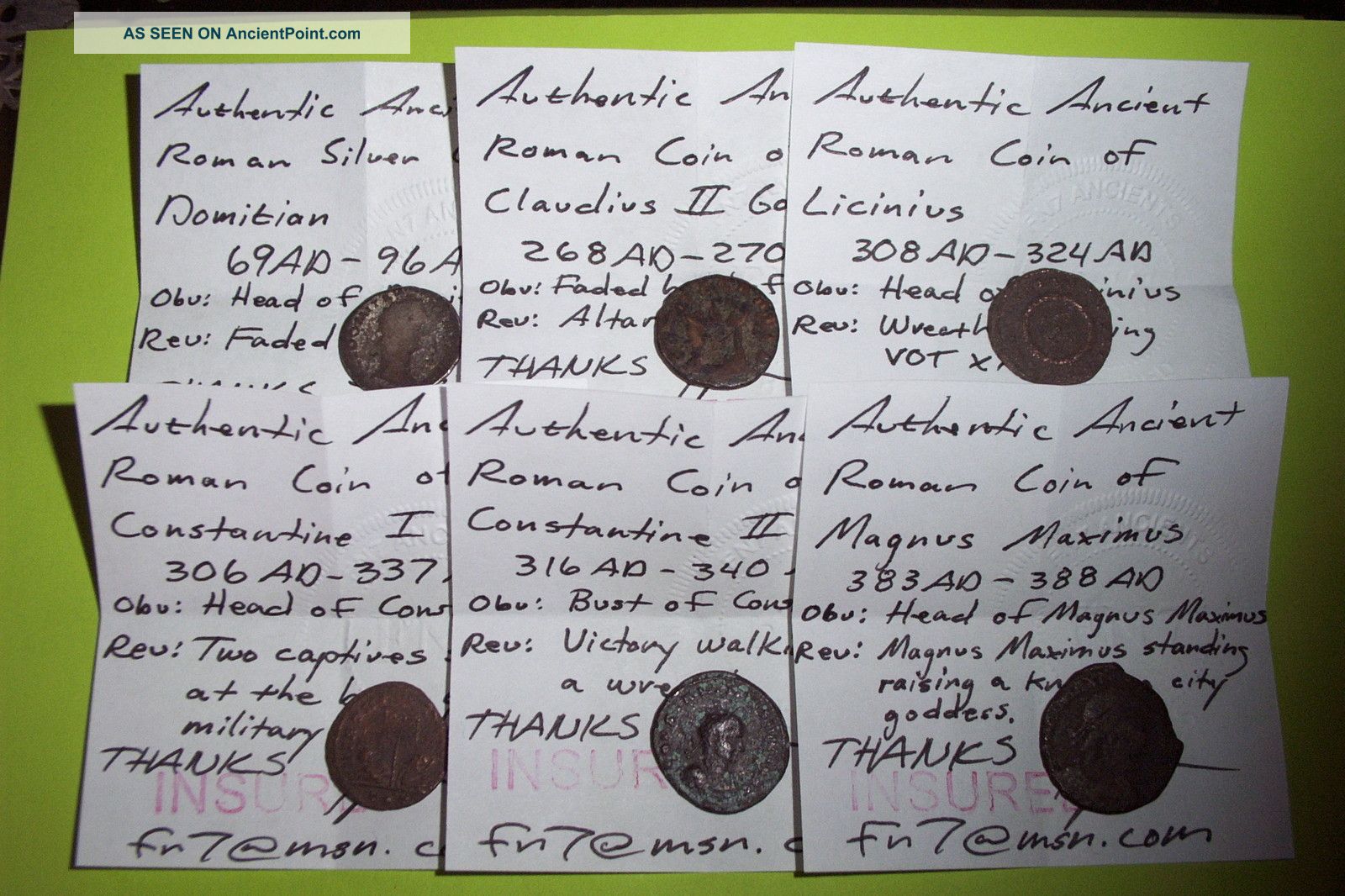 Collection Ancient Roman Coins Military Old Lot Silver Artifact Treasure Antique Roman photo