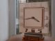 Stunning Art Deco Copper Mirror Glass Chrome Design Mantel Clock Clocks photo 1