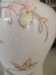 Vintage Japan Fine China Ginger Jar Urn Vase Gladiolus Flowers Butterflies Decor Urns photo 6