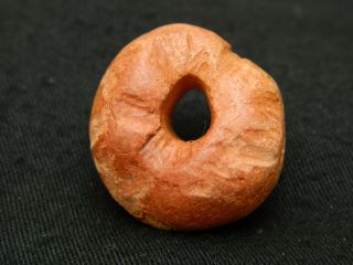 Neolithic Neolithique Marly Chalk Hair Bead - 6500 To 2000 Bp - Sahara photo