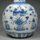 Chinese Blue And White Porcelain Mandarin Duck Lotus Flower Vase Vases photo 5