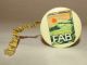 Antique Colgate Fab Detergent Advertising Celluloid Measuring Tape Measure Tools, Scissors & Measures photo 4
