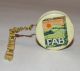 Antique Colgate Fab Detergent Advertising Celluloid Measuring Tape Measure Tools, Scissors & Measures photo 5
