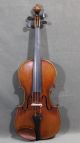 Antique Early 20thc Quality Figured Maple 4/4 German Violin & Case Nr String photo 2