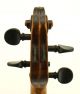 Very Good Old Antique German Violin,  19th Century,  Grafted Scroll, String photo 5