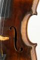 Very Good Old Antique German Violin,  19th Century,  Grafted Scroll, String photo 6