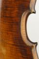 Very Good Old Antique German Violin,  19th Century,  Grafted Scroll, String photo 8