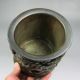 19th C Chinese Qing Dynasty Hand Carved High Relief Bamboo Brush Pot Brush Pots photo 4