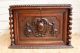 French Hunt Bottle Box Rare Piece In Oak Other photo 1