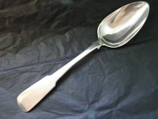 Fiddle Pattern Serving Spoon Made In Perth Scotland C.  1810 By Robert Keay photo