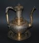 Exceptional Antique French Sterling Silver Parcel Gilt Neo Renaissance Ewer Dish France photo 1