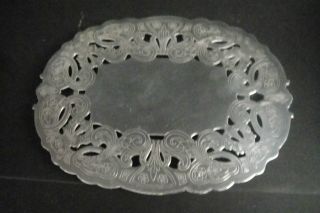 Wallace Silverplated Trivet photo