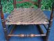 Delaware Valley 5 - Slat Ladder Back Rocking Chair,  Mid 18th C Antique Pre-1800 photo 5