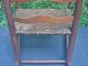 Delaware Valley 5 - Slat Ladder Back Rocking Chair,  Mid 18th C Antique Pre-1800 photo 6