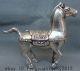 China Chinese Zodiac Year Silver Successful War Folk Stand Tang War Horse Statue Reproductions photo 5