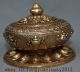 Tibet Tibetan Buddhism Brass 8 Auspicious Symbol Incense Burner Censer Box Reproductions photo 3