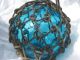 Antique Japanese Glass Fish Net Floats - Aqua Blue - Large Fishing Nets & Floats photo 1