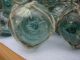 31 X Japanese Glass Fishing Floats Tied Together Some Marked Japan Buoy Fishing Nets & Floats photo 7