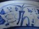 Old Chinese Blue & White Porcelain Plate & Cup Plates photo 2