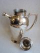 Silver Plated Art Deco Cocktail Shaker Hammered Finish Made In Canada Art Deco photo 1