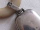 Antique C.  1930 Sterling Silver & Natural Material Art Deco Baby Rattle Other photo 1