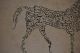 Antique Islamic Ottoman Calligraphy Painting Manuscript Quran Khate Horse Figure Islamic photo 2