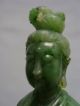 Fine Spinach - Green Jade/jadeit Kwan - Yin Figure With Very Fine Carvings Kwan-yin photo 9