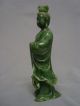 Fine Spinach - Green Jade/jadeit Kwan - Yin Figure With Very Fine Carvings Kwan-yin photo 5