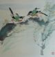 Excellent Chinese Mounted Painting Of Flower & Bird By Zhao Shaoang Paintings & Scrolls photo 4