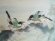 Excellent Chinese Mounted Painting Of Flower & Bird By Zhao Shaoang Paintings & Scrolls photo 5