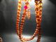 Powerful Carved Glass Necklace Buddhist Prayer Beads Thai Buddha Amulet Amulets photo 4