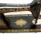 Serviced Antique 1910 Singer 66 Red Eye Treadle Only Sewing Machine Works Video Sewing Machines photo 4