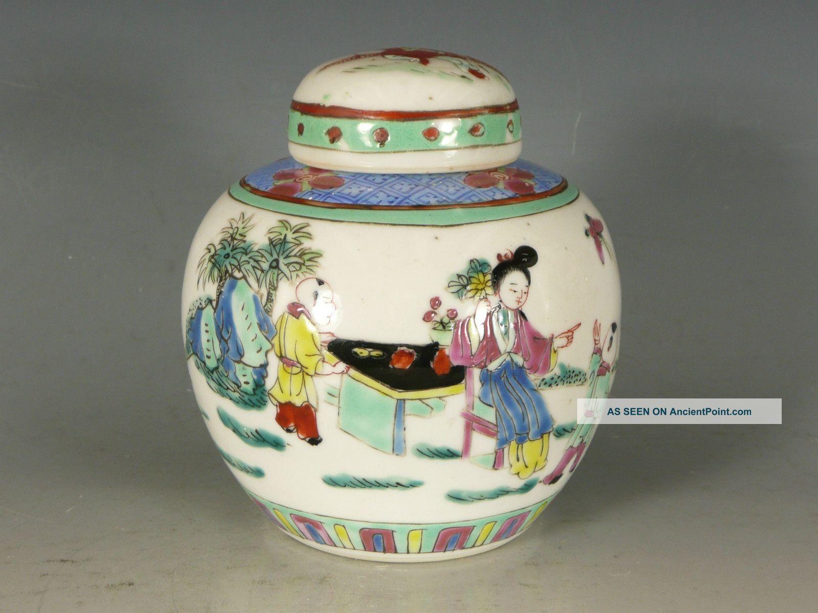 Chinese Porcelain Ginger Jar And Cover L19th/e20thc Porcelain photo