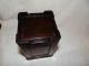 Antique Chinese Rosewood And Burl Wood Brush Pot Qing 5.  25 