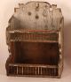 Cabinet Vintage Shelf Rack Furniture Shabby Chippy Chic Paint Antique Silver Old 1900-1950 photo 2