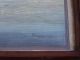 Rare And Wood Frame Painting Sailing Ship Somerscales On Paper Other photo 4
