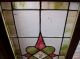 Textured Beveled Center Diamond Stained Glass Cluster Window (sg 1121) 1900-1940 photo 1