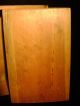 Antique 19th C.  Slide Top Pine Candle Box,  Dovetailed Case,  Wood Pegged Base Primitives photo 6