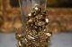 Glass Cup Or Small Flower Vase On Gold Cherub Filigree Metal Stand 1 Vases photo 11