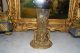Glass Cup Or Small Flower Vase On Gold Cherub Filigree Metal Stand 1 Vases photo 2