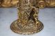 Glass Cup Or Small Flower Vase On Gold Cherub Filigree Metal Stand 1 Vases photo 4