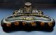Excellent Victorian Papier - Mache Inkstand - Mother - Of - Pearl Inlay - Mid 19th Cen Other photo 1