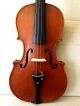 Early 1900s Old Antique German Violin W/ Gorgeous Back - Ships In Vintage Case String photo 3