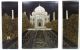 Chinese Antique Mother Of Pearl Inlaid Lacquer Taj Mahal Screens Qing Dynasty Other photo 2