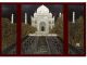 Chinese Antique Mother Of Pearl Inlaid Lacquer Taj Mahal Screens Qing Dynasty Other photo 8