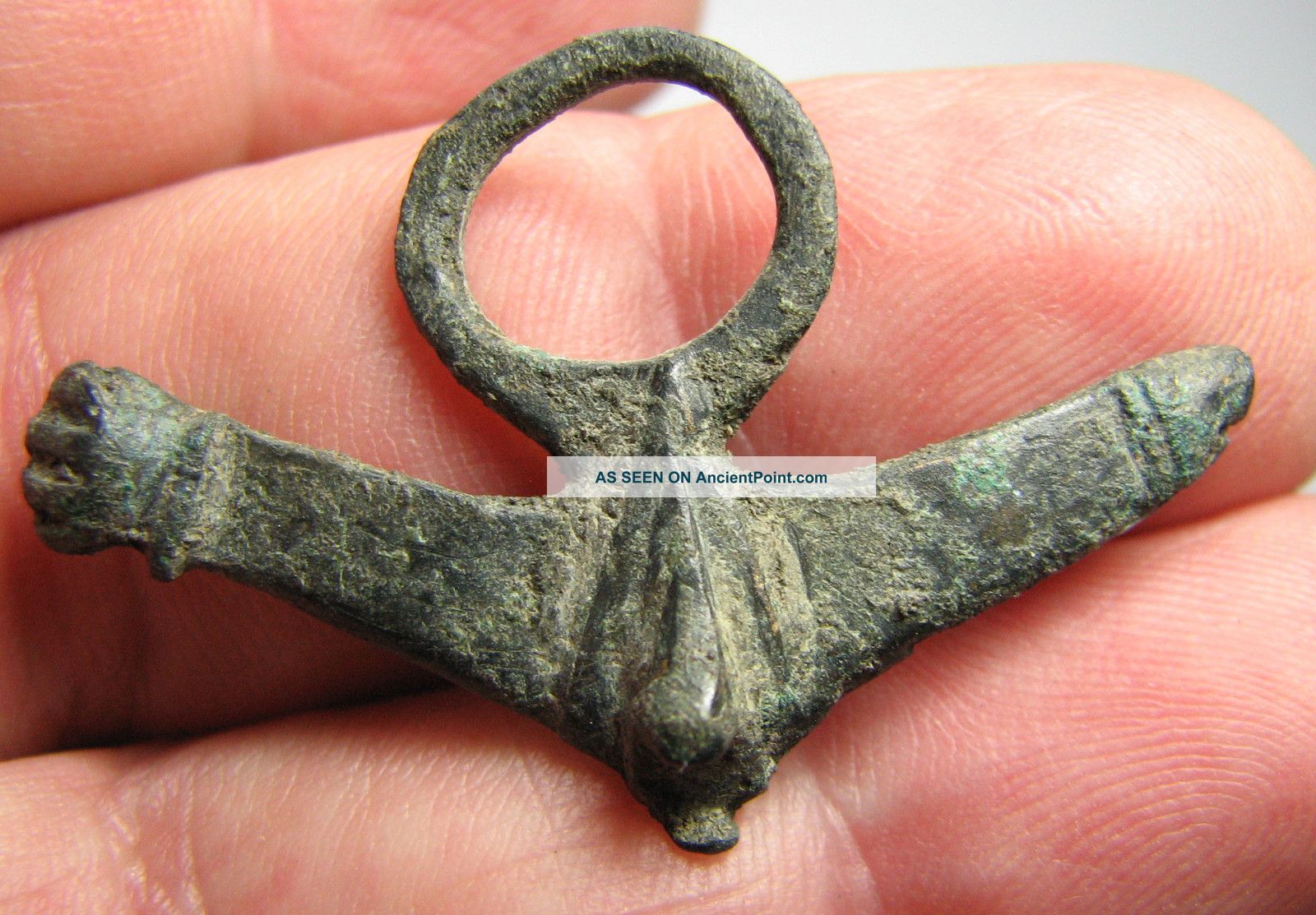 Pc2004uk A Roman Bronze Pendant With Phallic Attributes 75ua Roman photo