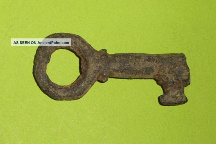 Authentic Medieval Key Old Rare Artifact Box Lock Tool Antiquity Antique Roman photo